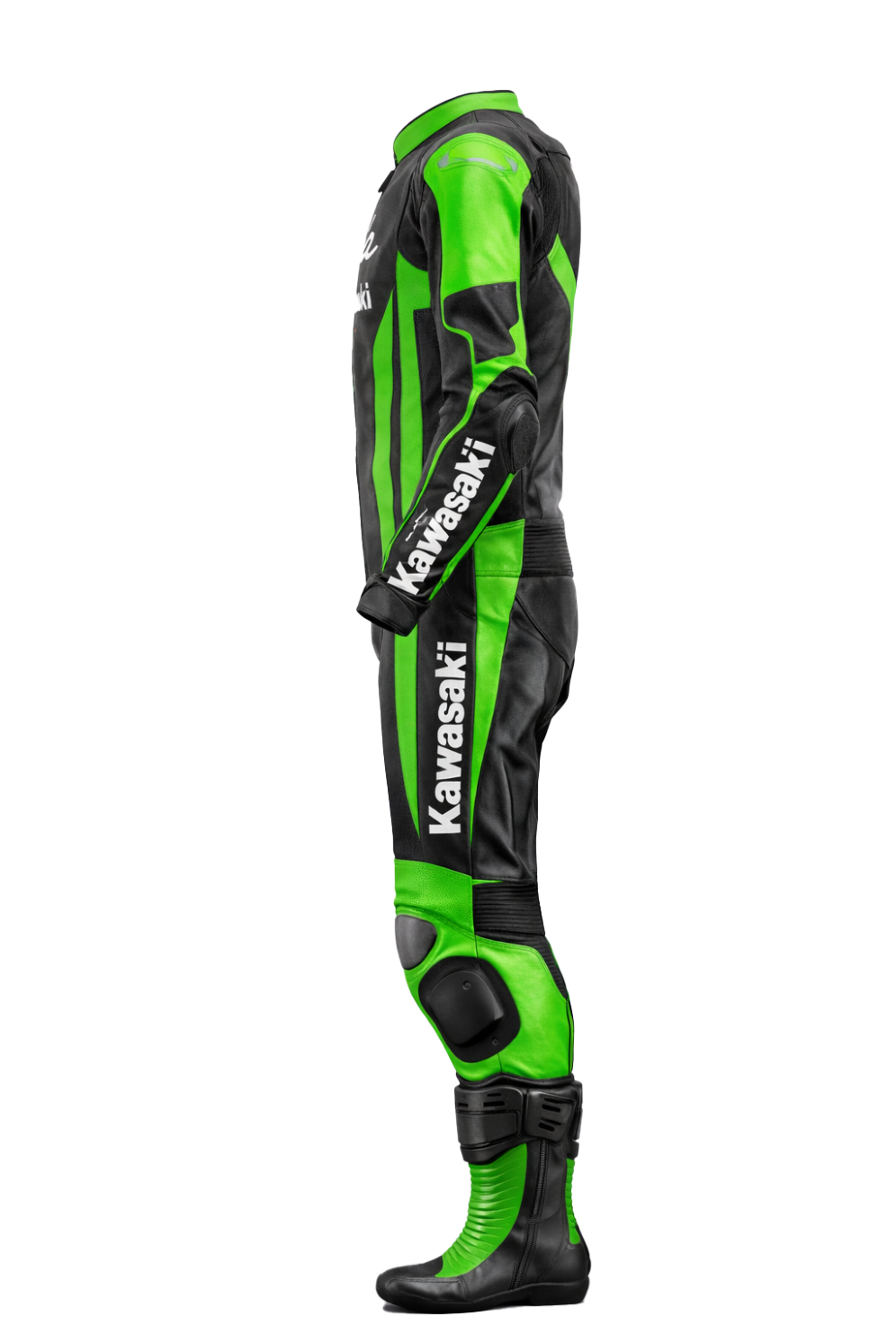 Kawasaki Professional Biker Leather Racing Suit Ready for Track - Image 3