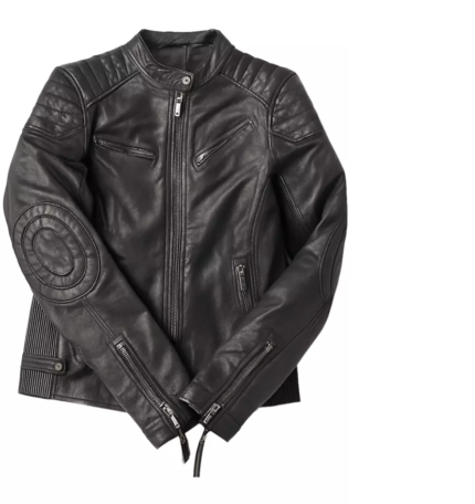 Real Leather Jacket Black – Men’s Premium Lambskin Leather Jacket | Stylish Slim Fit Fashion Jacket