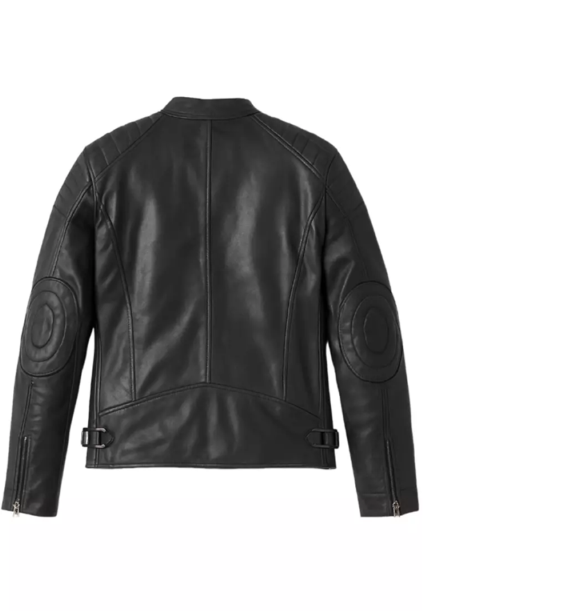Real Leather Jacket Black – Men’s Premium Lambskin Leather Jacket | Stylish Slim Fit Fashion Jacket - Image 3