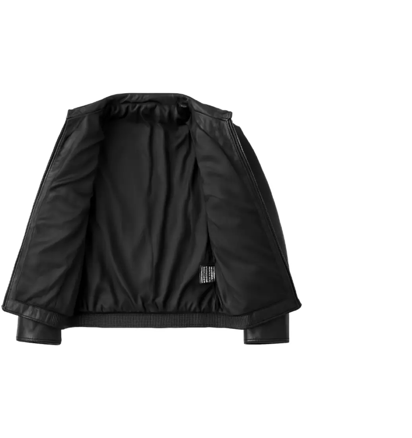 Real Leather Jacket Black – Men’s Premium Lambskin Leather Jacket | Stylish Slim Fit Fashion Jacket - Image 2