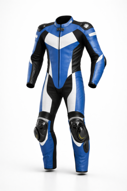 MotoGP Style Leather Racing Suit – Professional Motorcycle Track Suit