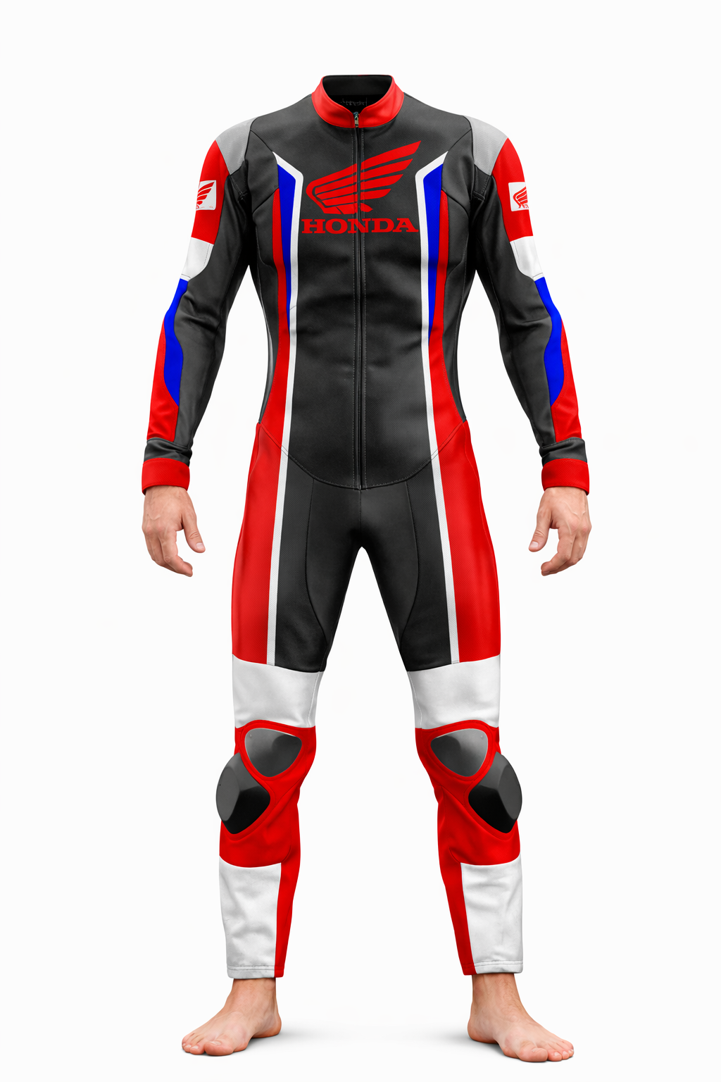Honda MotoGP Style Leather Racing Suit – Professional Motorcycle Gear