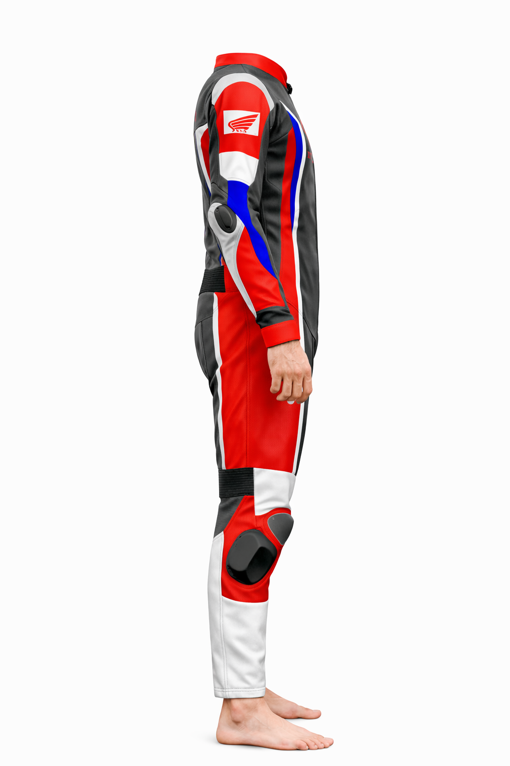Honda MotoGP Style Leather Racing Suit – Professional Motorcycle Gear - Image 3