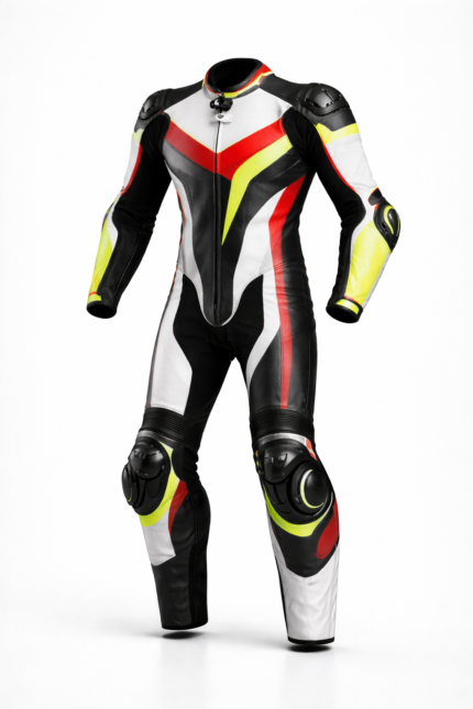Motorcycle Leather Biker Suit – Racing Track Performance Suit