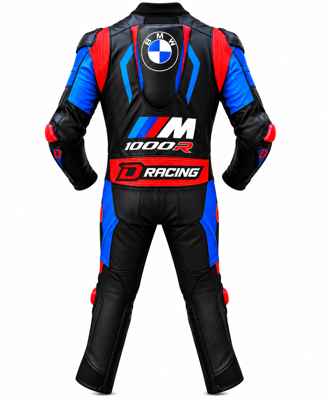 BMW Racing Leather Motorcycle Suit 1 Piece Racing Suit - Image 2