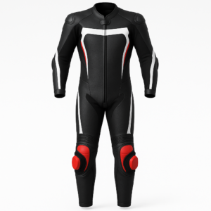Black White Red Racing Suit 01